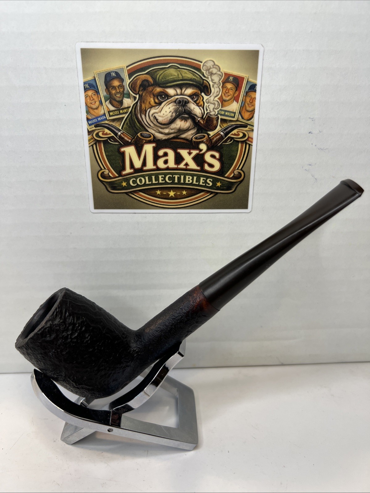 Vintage Royal Coachman 110 Rusticated Briar Tobacco Pipe Made In France Billiard