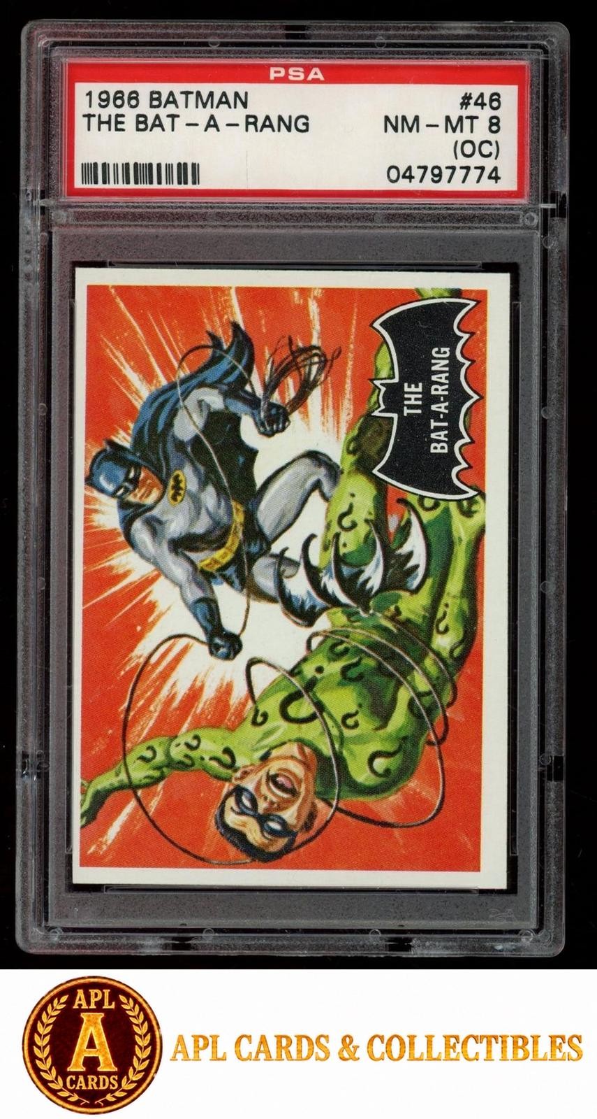 1966 Topps Batman The Batarang #46 PSA 8(OC)