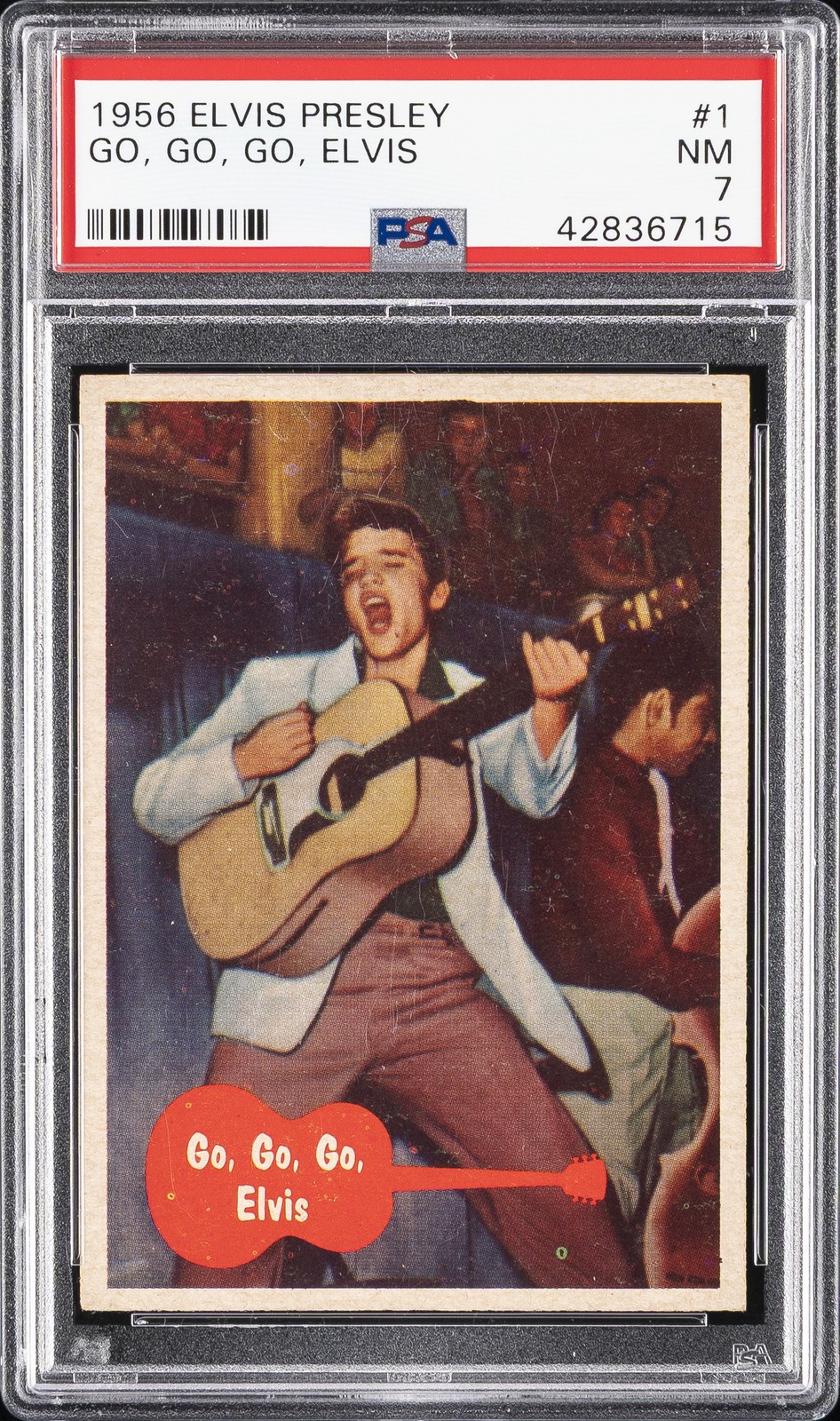 1956 ELVIS PRESLEY #1 GO, GO, GO, ELVIS PSA 7