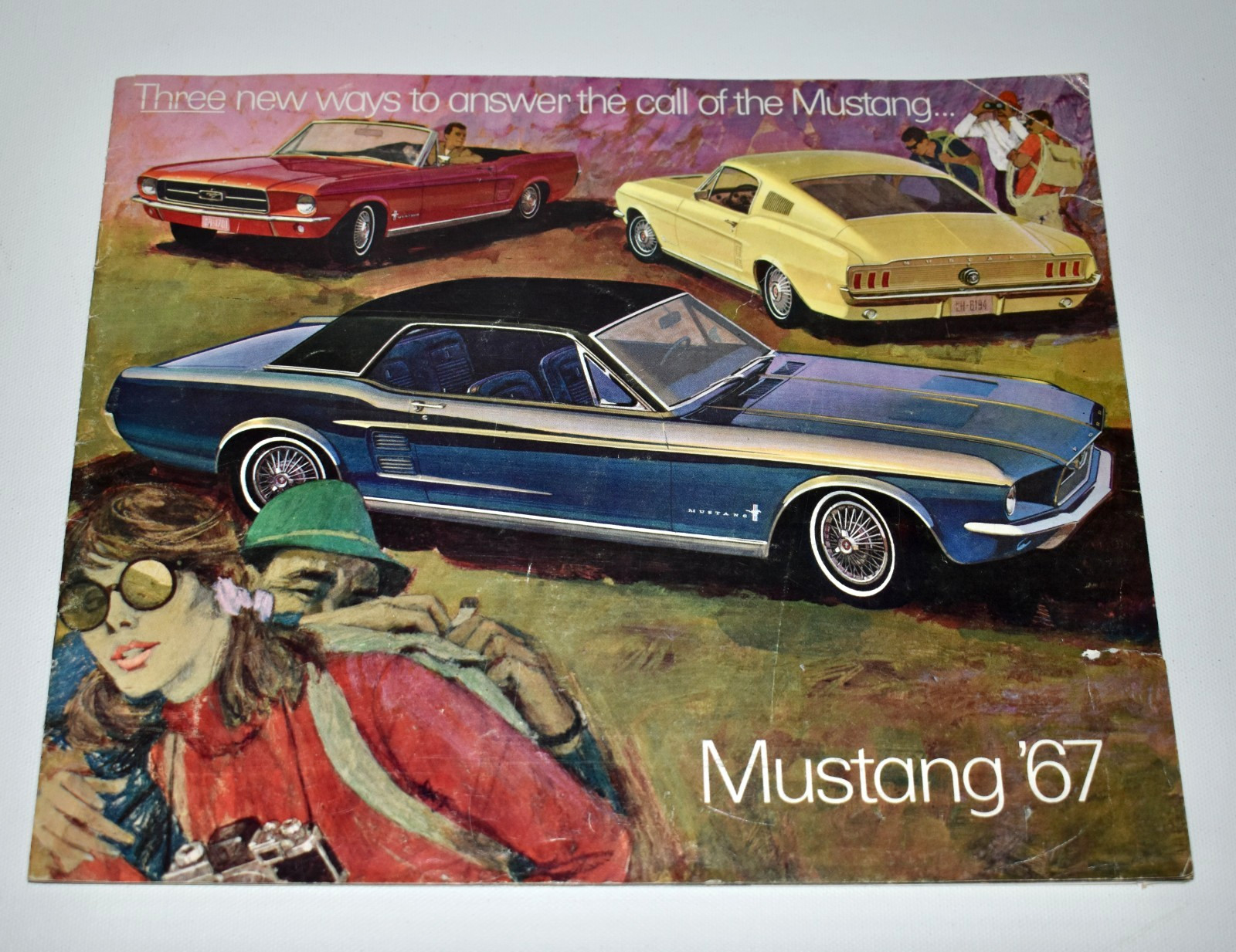 Original Vintage 1967 Ford Mustang Sales Brochure Booklet Catalog 16-pp Pamphlet
