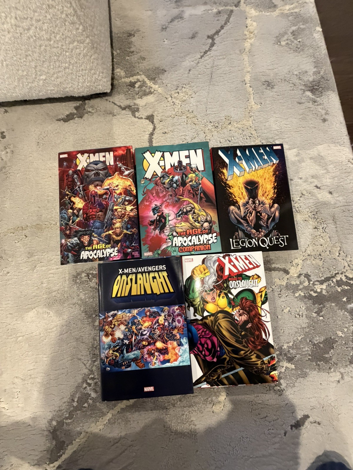 X-Men Omnibus Lot of 5 Age of Apocalypse Companion Onslaught Legion Quest