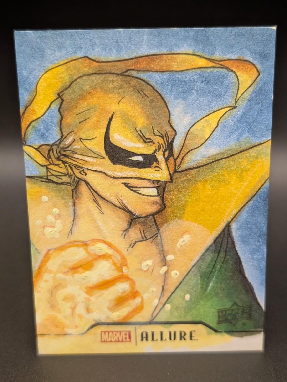 2021 Marvel Allure IRON FIST Sketch by Chris Botterill 1/1