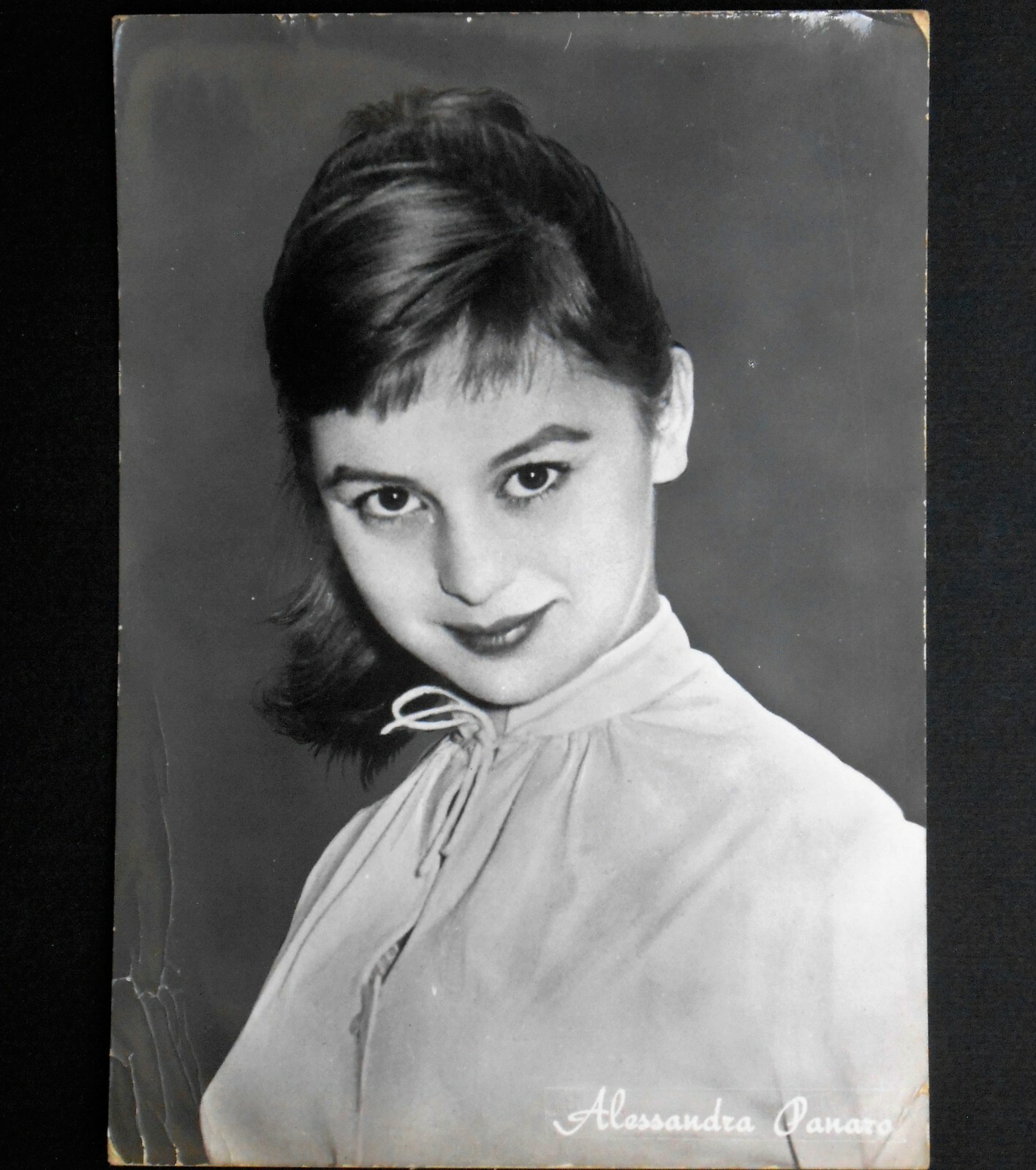 alessandra panaro real photography photo postcard postcard 1950s Italian actres
