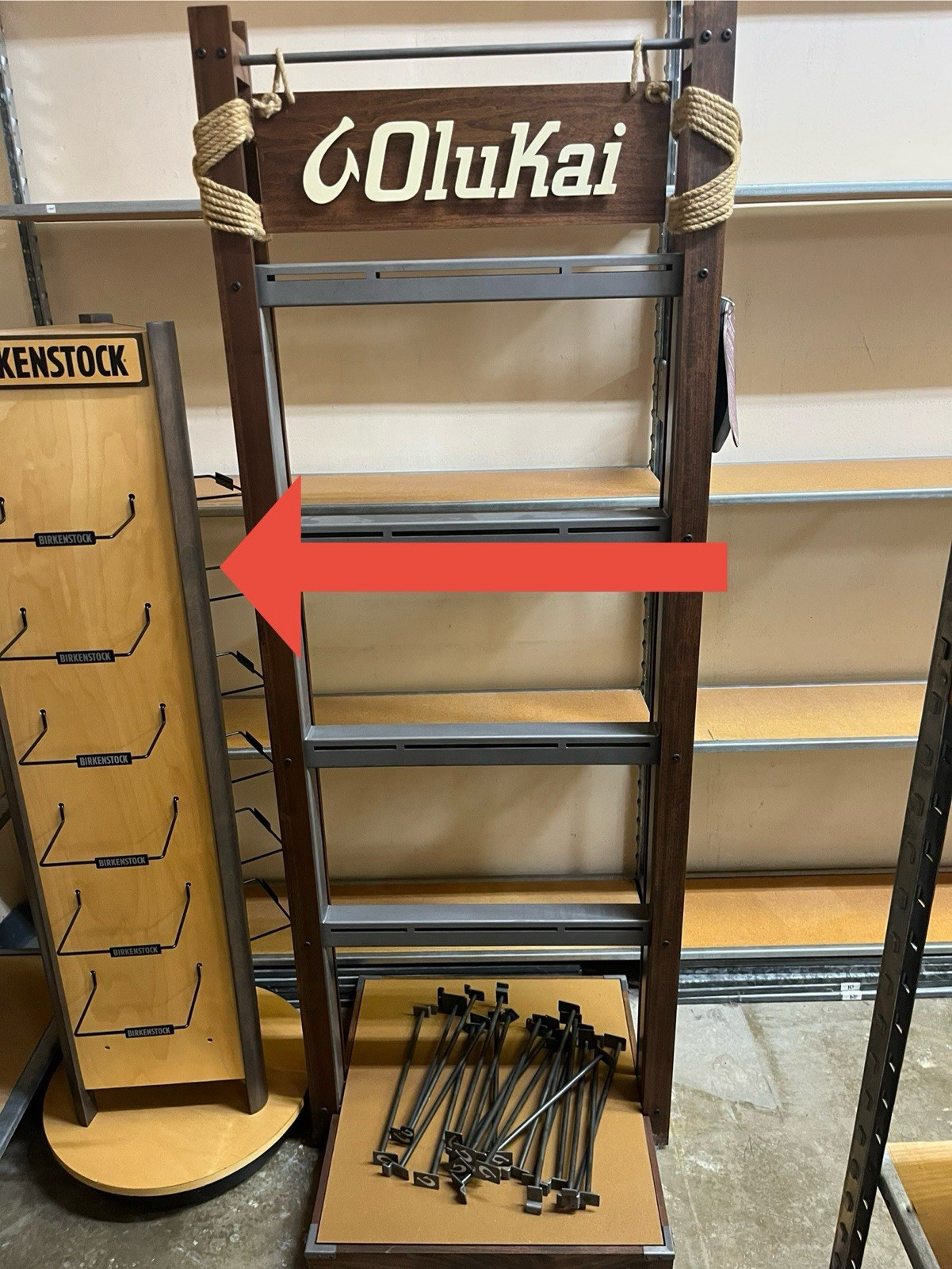 Birkenstock Display Rack From Store Barely Used Very Good Condition
