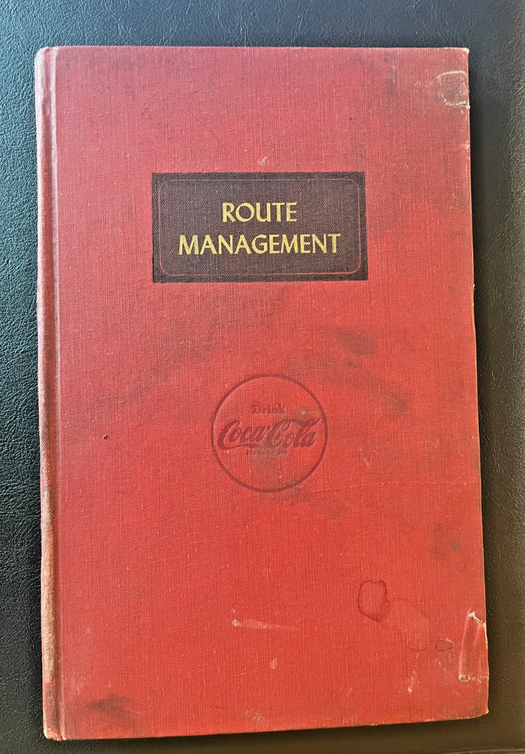 Untra Rare 1947 Coca-Cola  Route Management Book Hardcover, Bottling Co. Manual