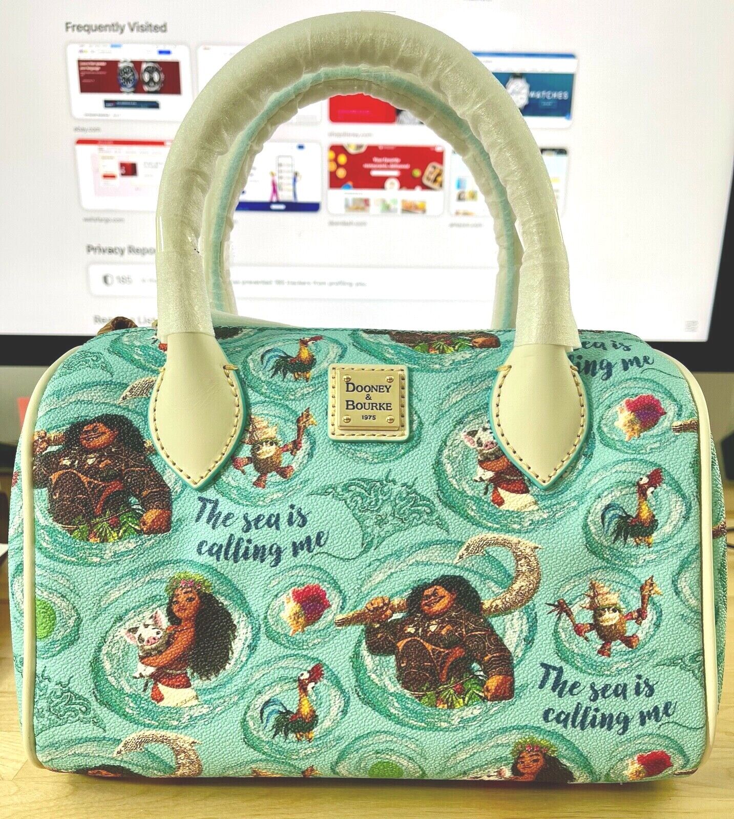 Disney Parks Princess Moana Crossbody Satchel Bag by Dooney & Bourke / NEW