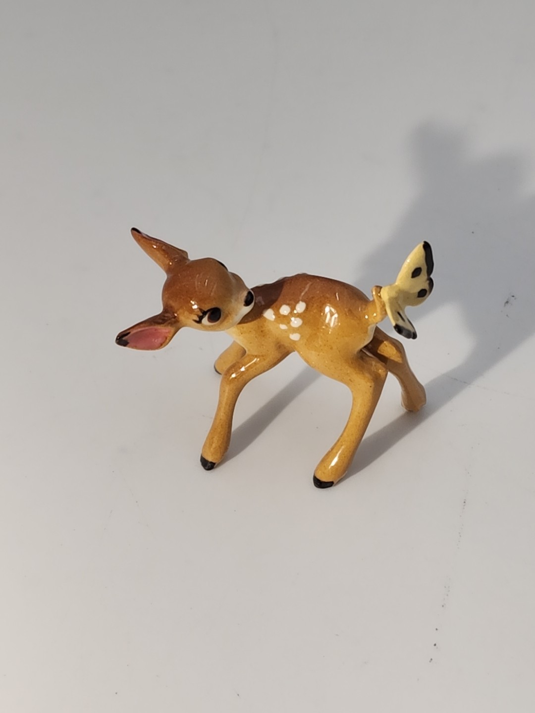 Vintage Hagen Renaker Disney Bambi with Butterfly figurine