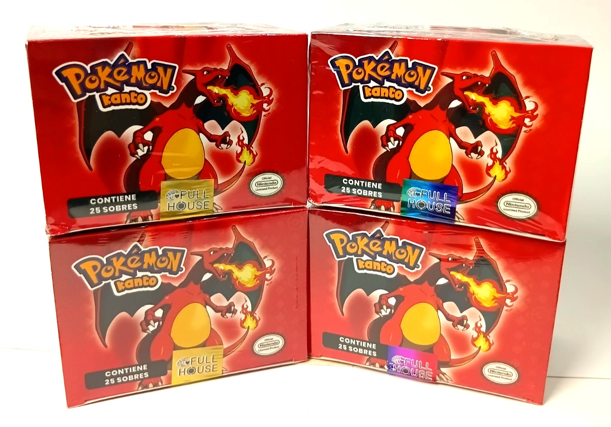 4 BOXES - 2025 POKEMON FH 3 KANTO Charizard Cards - 100 Sealed Packs