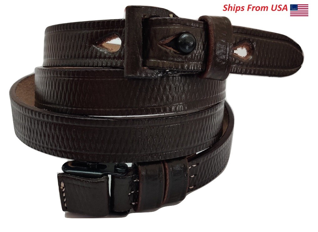 Yugoslavian 1948 M48 M48A M48B M48BO Yugo Mauser K98 M98 Leather Rifle Sling