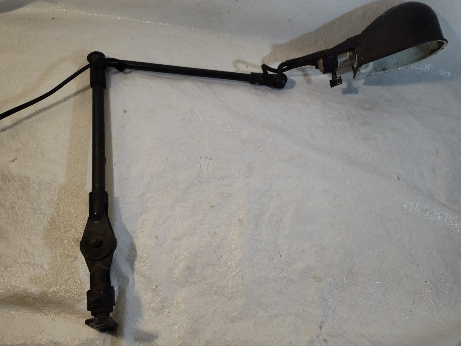 Vintage Sears Craftsman Articulating Industrial Bench Light