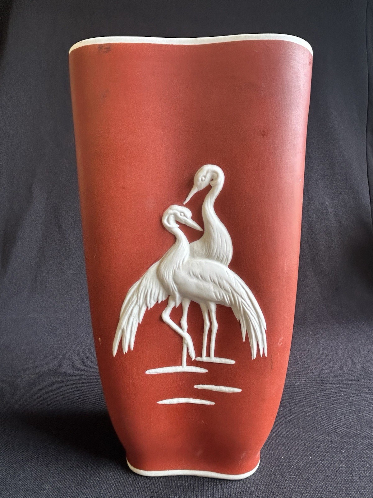Vintage Rosenthal Crane Vase