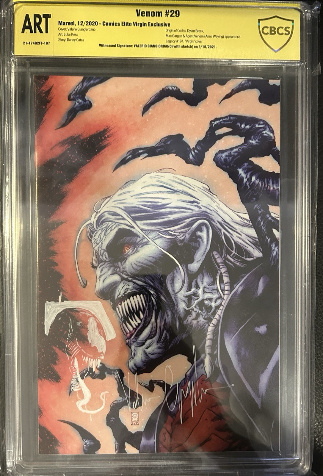 Venom #29 CBCS ART - RARE ONLY 1 Of 1