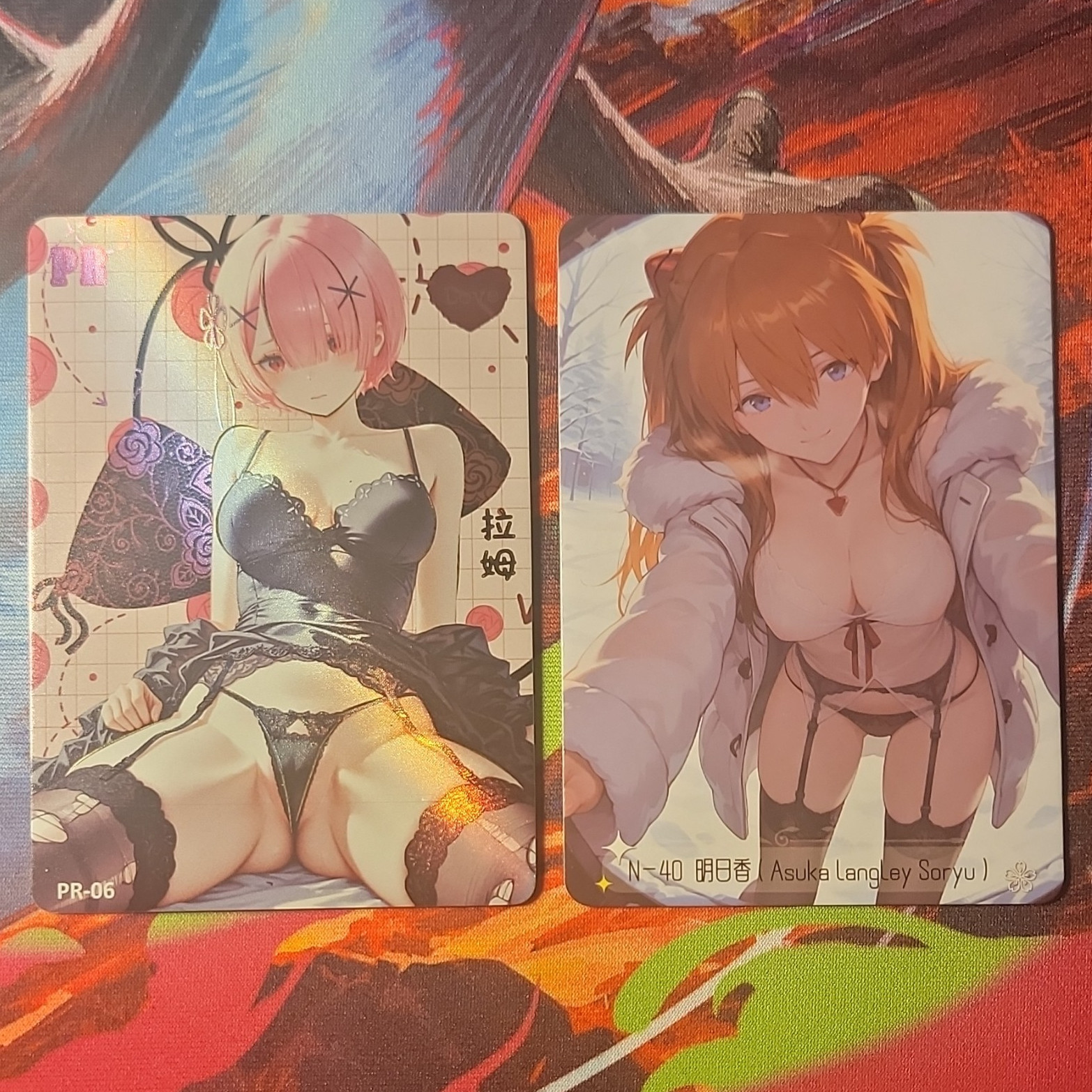 Asuka Langley, RAM WAIFUCard Lot (2) Asuka Langley, RAM WAIFUCard Lot (2)