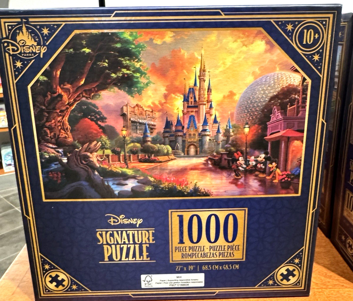 Disney Signature Puzzle Walt World Four Parks One World 1000 Piece Puzzle 2025