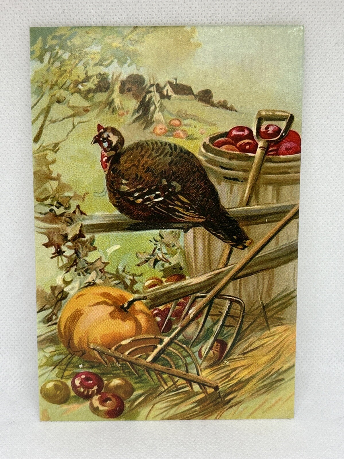 Thanksgiving Vintage Style Unused Postcard Greeting Card 4 x 6”