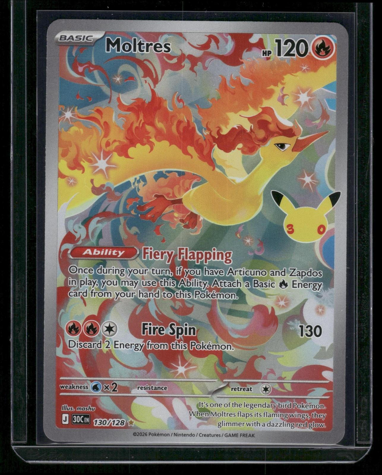 ME: 30th Celebration #130/128 Moltres