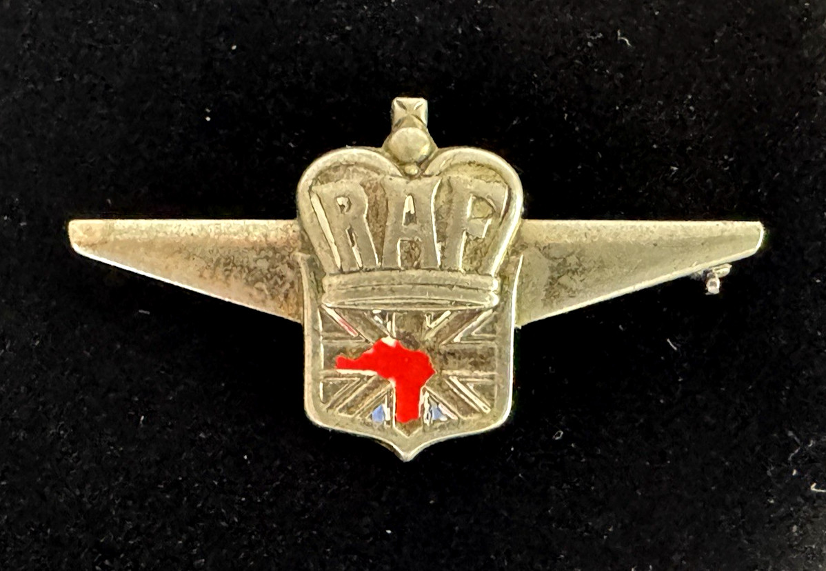 VTG.Sterling Silver WW2 RAF Tribute of Valor British American Ambulance Corp Pin