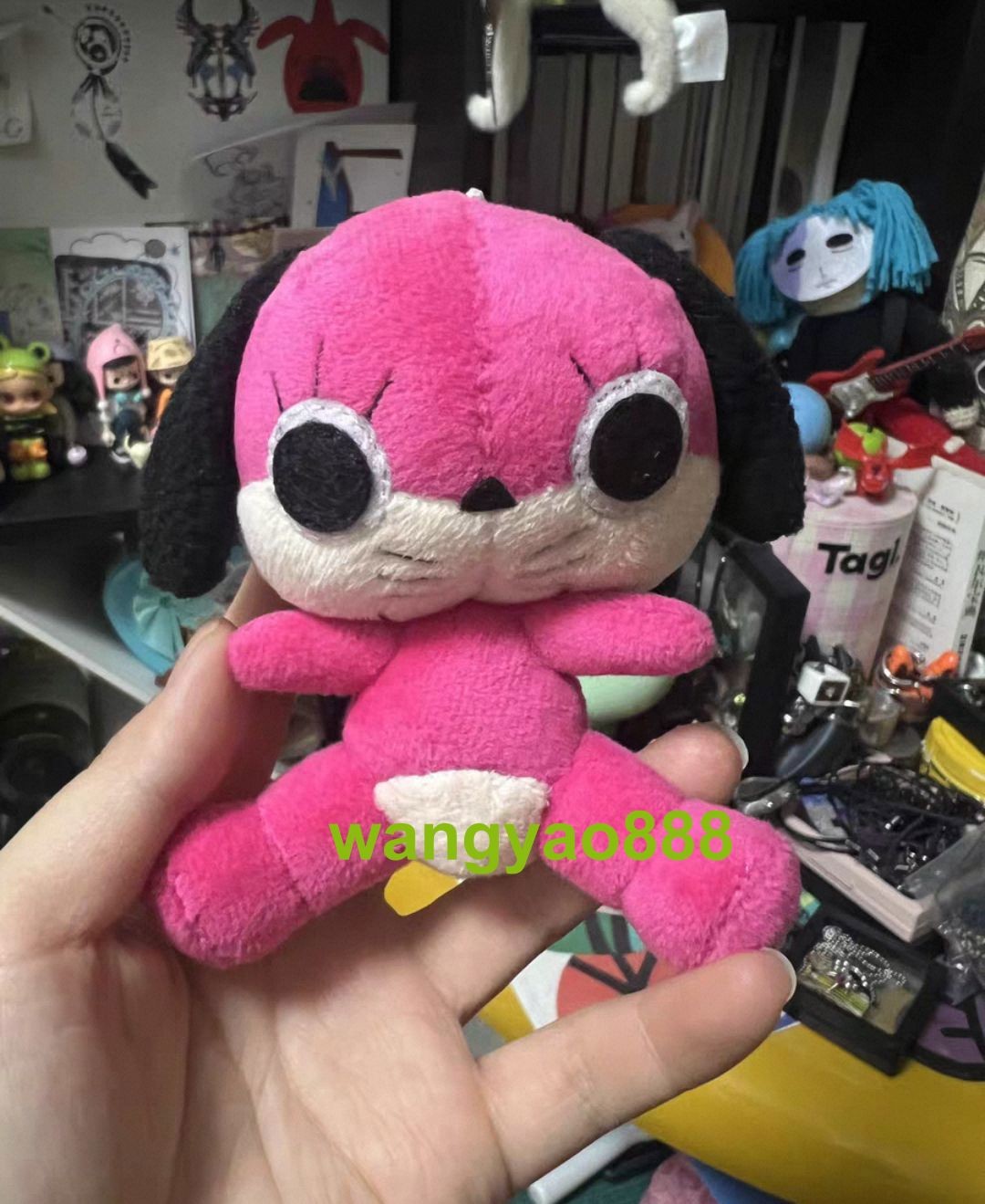 10cm Handmade Paranoia&Agent Maromi Plush Doll Hanging Toy Keychain Pendant Gift