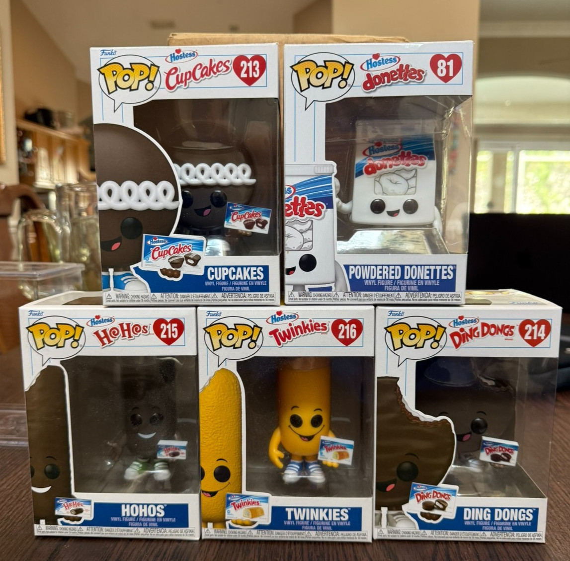 Funko POP Ad Icons: Hostess (Set of 5) #213-216 & 81 (Limited Edition Donettes)