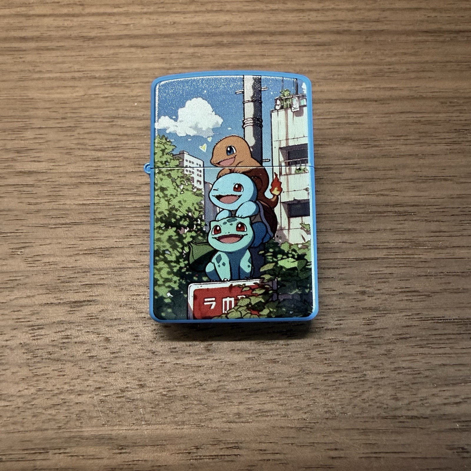 Pokemon Charmander, Squirtle, & Bulbasaur Wind Resistant Lighter