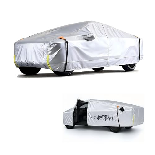 Tesla Cybertruck Car Cover Accessories 2024-2026, Custom Fit Waterproof All Tesla Cybertruck Car Cover Accessories 2024-2026, Custom Fit Waterproof All