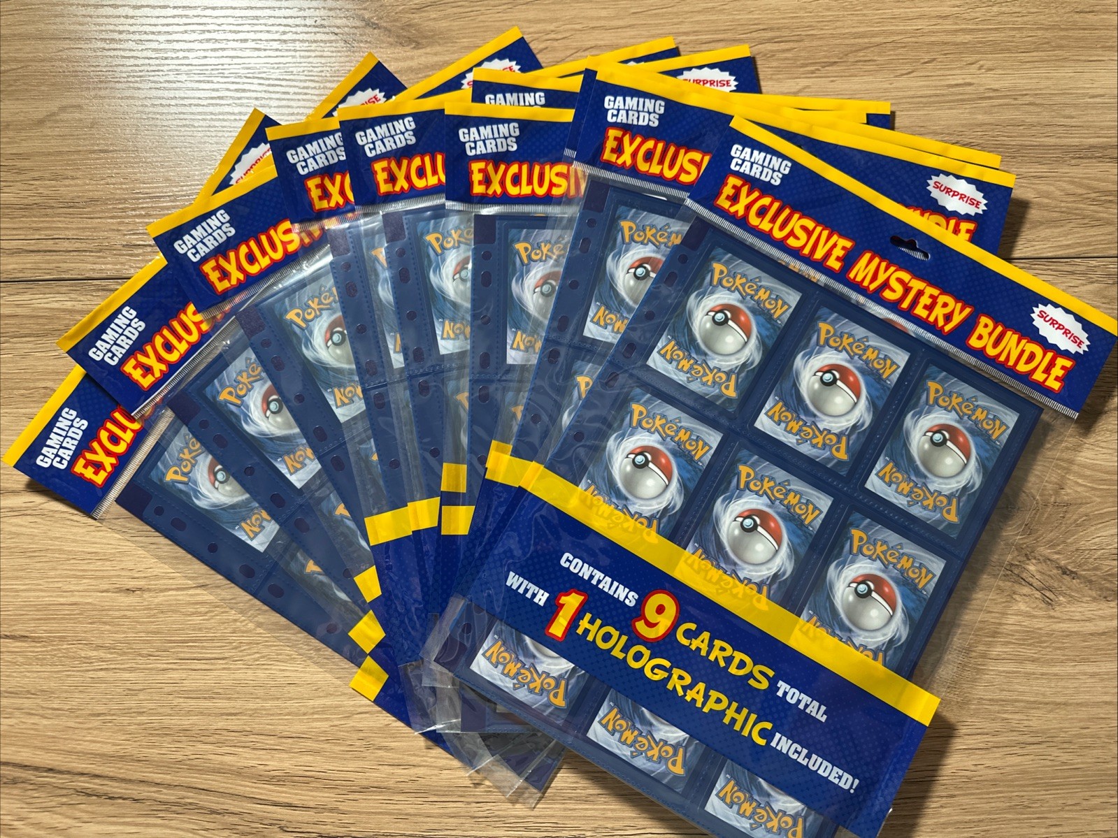 Pokemon Exclusive Mystery Surprise Bundle 9 Cards 1 Holo (Sold Individually)