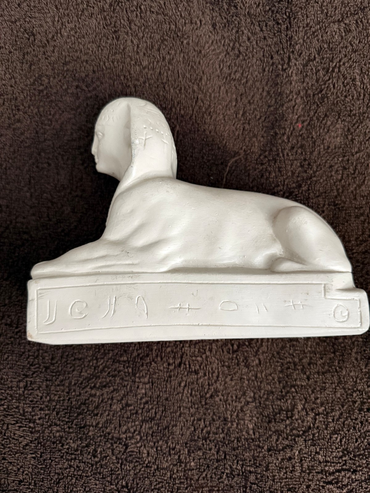Great Sphinx of Giza Egypt. 2 pounds statue. + FREE 3 Magnet set, Papyrus Paper.