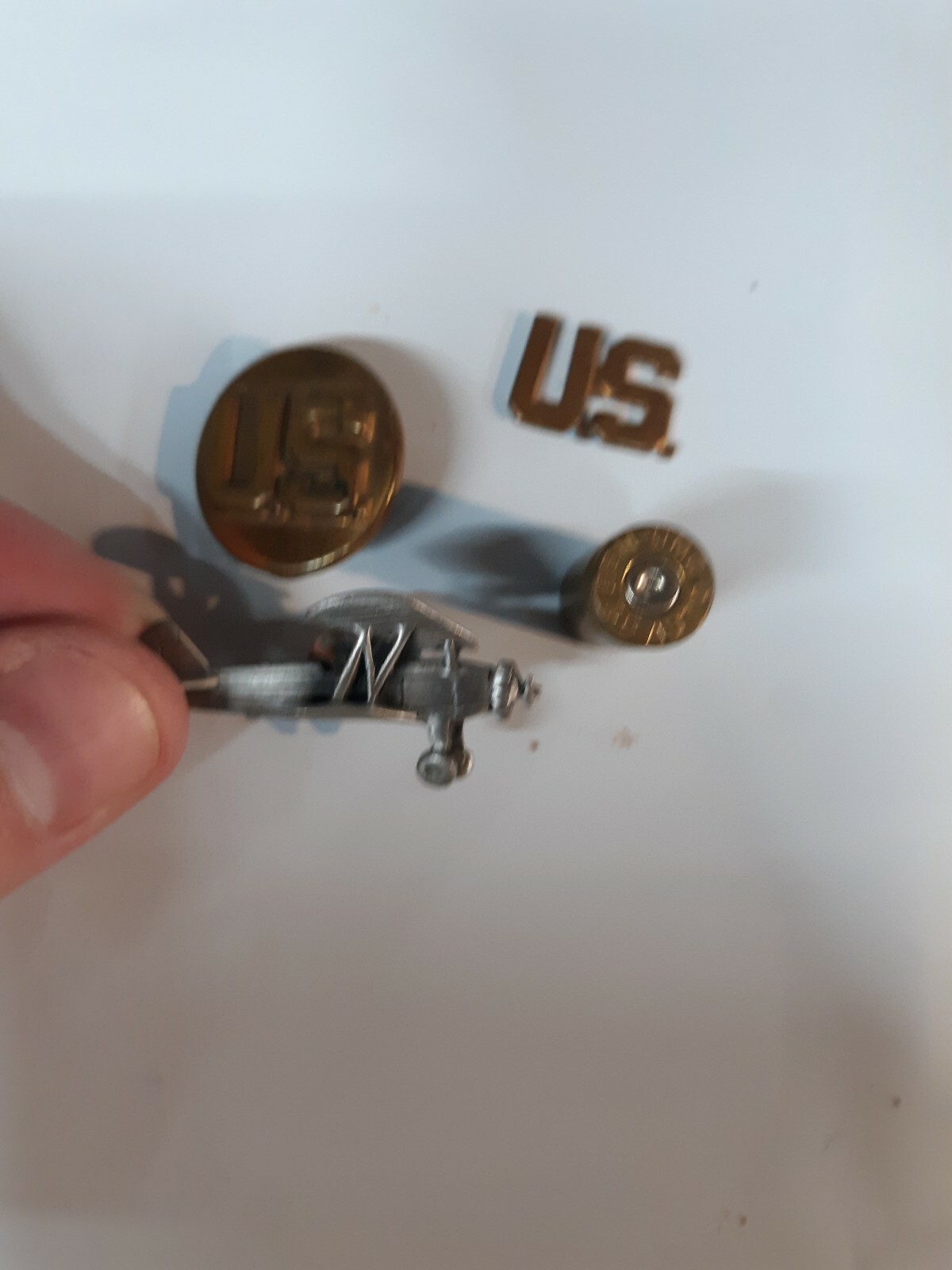 Vintage US Army Military Medals Pins Lot Airplane Pin Insignia WWII Era