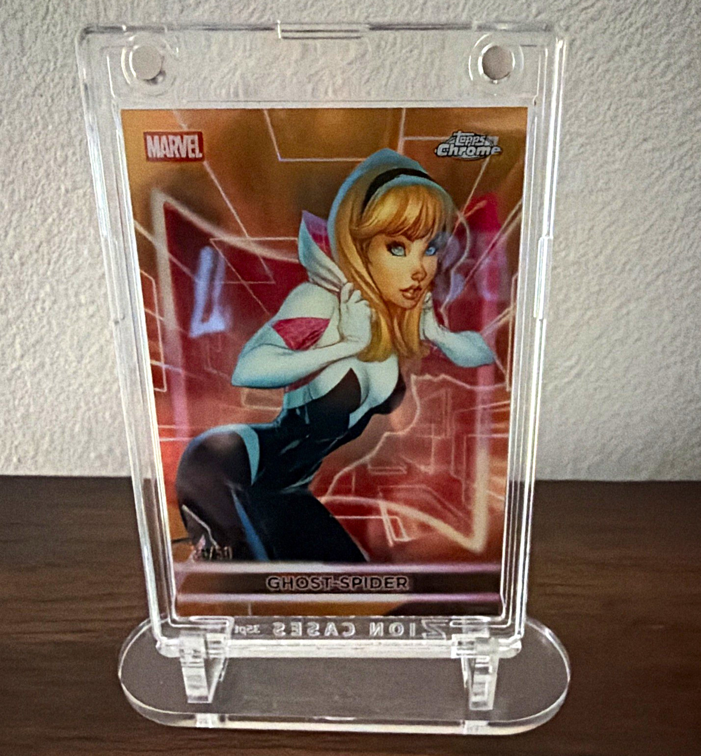 2026 Topps Marvel Chrome Neon Ghost-Spider Gold /50
