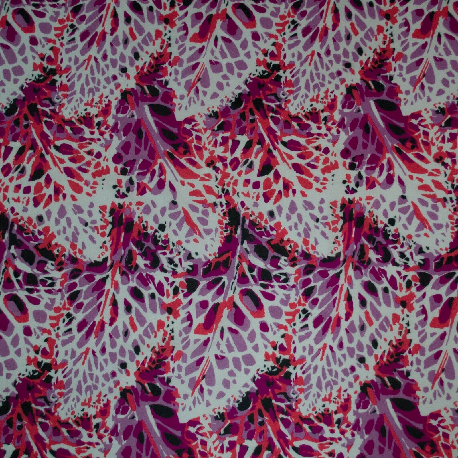 Etro authentic stretch crepe silk fabric Made in Italy Price x 1 yd Abstract