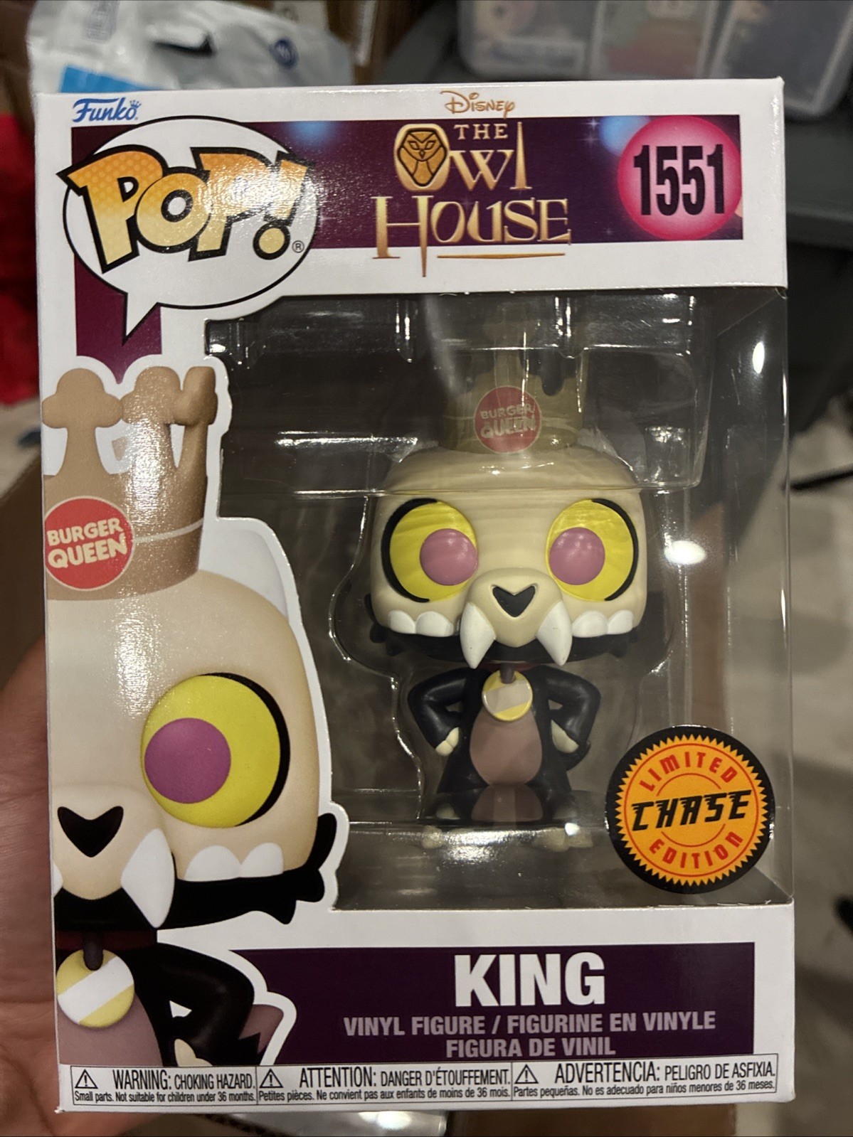 Funko Pop Vinyl: The Owl House King #1551 CHASE Limited Edition