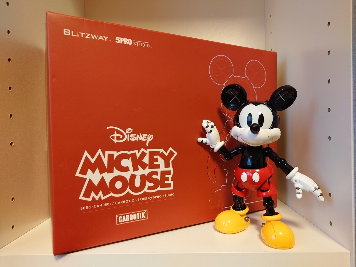 Disney Mickey Mouse movable figure BLITZWAY CARBOTIX Action Figure Gift F/S Rare