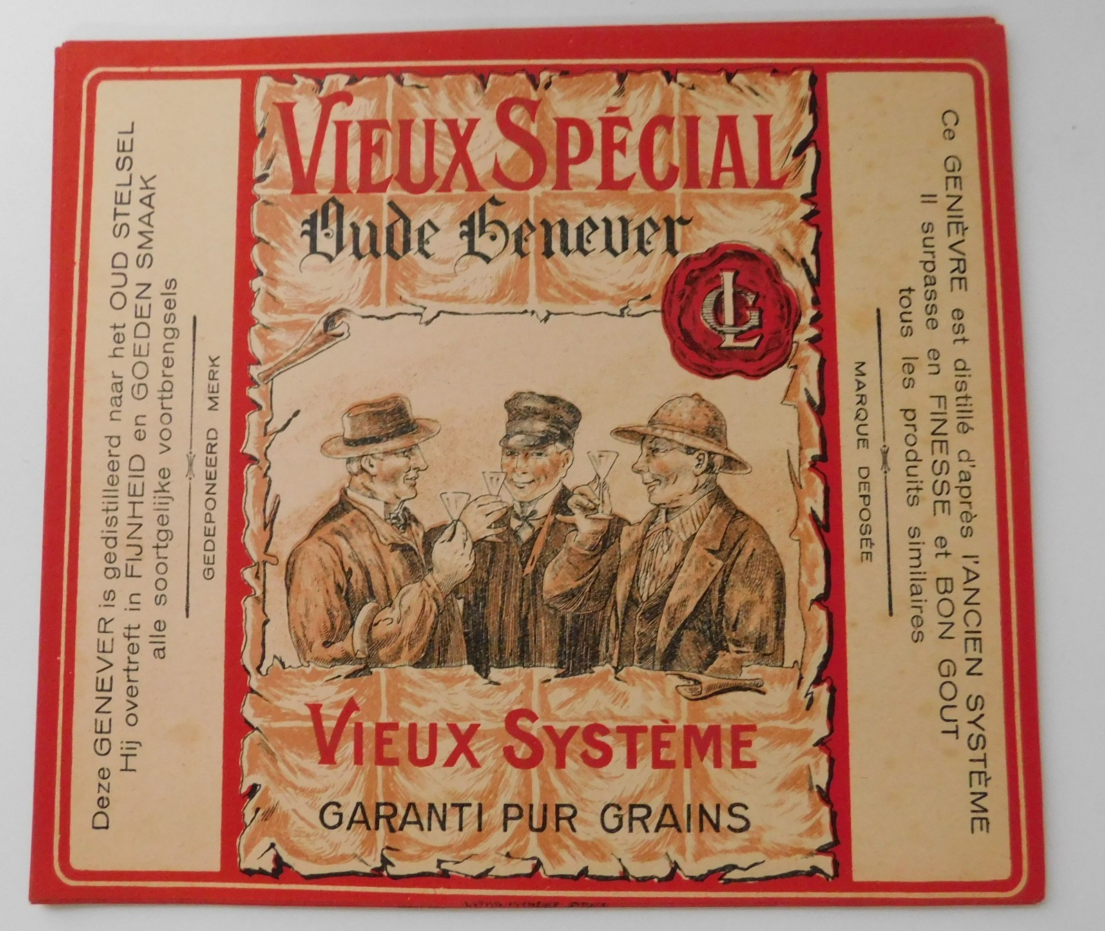 10 Vintage French Liquor Labels Vieux Special 7\