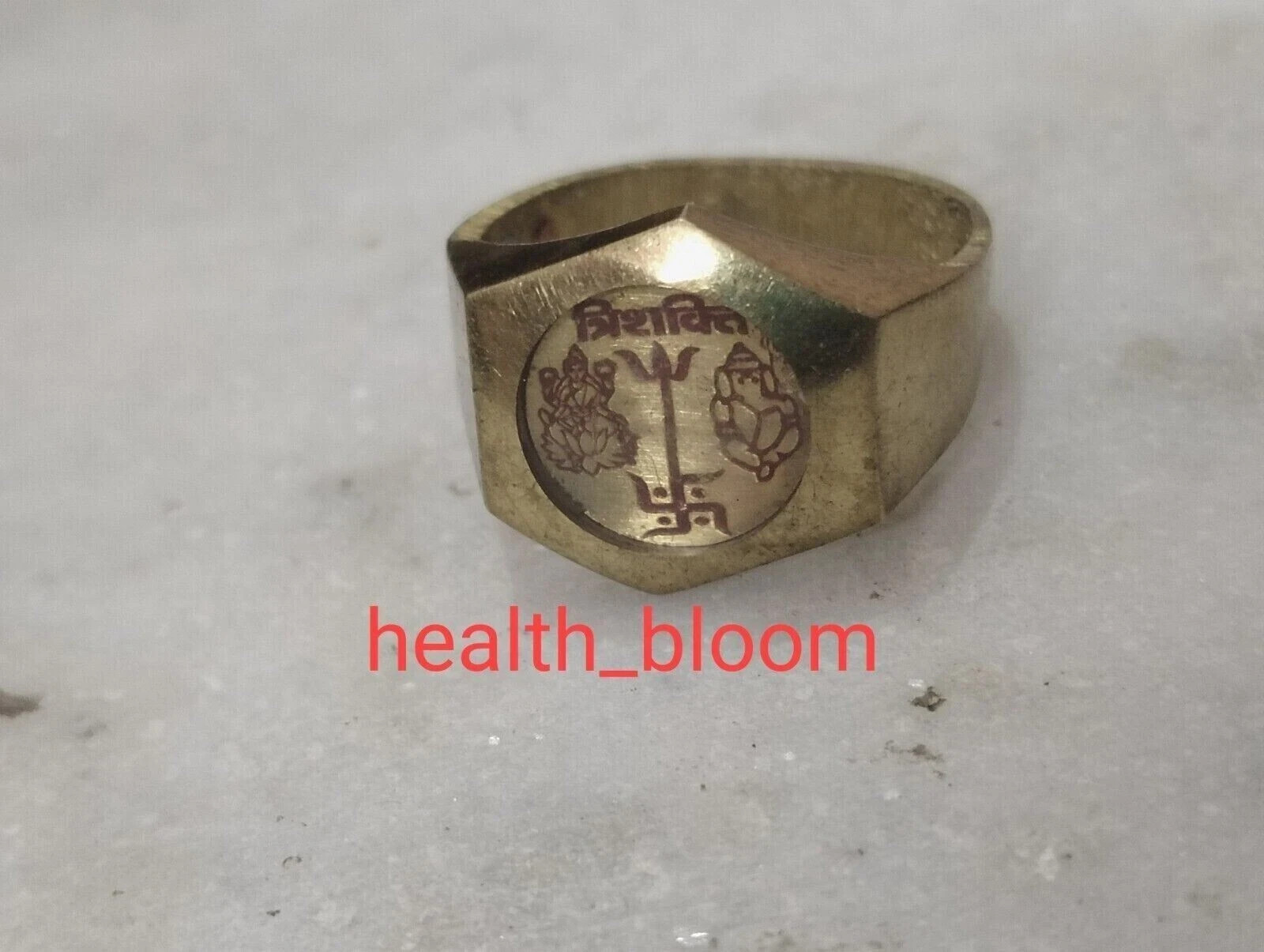 A++ Extreme Powerful Maha Lakshmi Parad Tortise White Magic Ring for Success