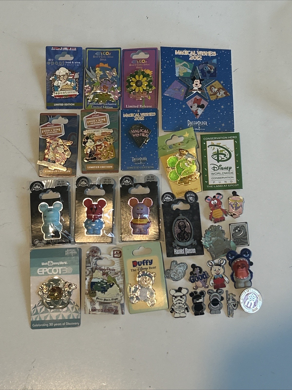 Lot Of 27 Disney Pins Many Rare LE 