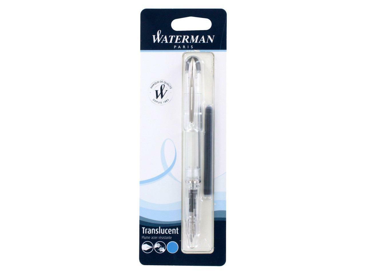 Waterman Kultur  Fountain Pen Crystal Clear Fine Point  New In Pack