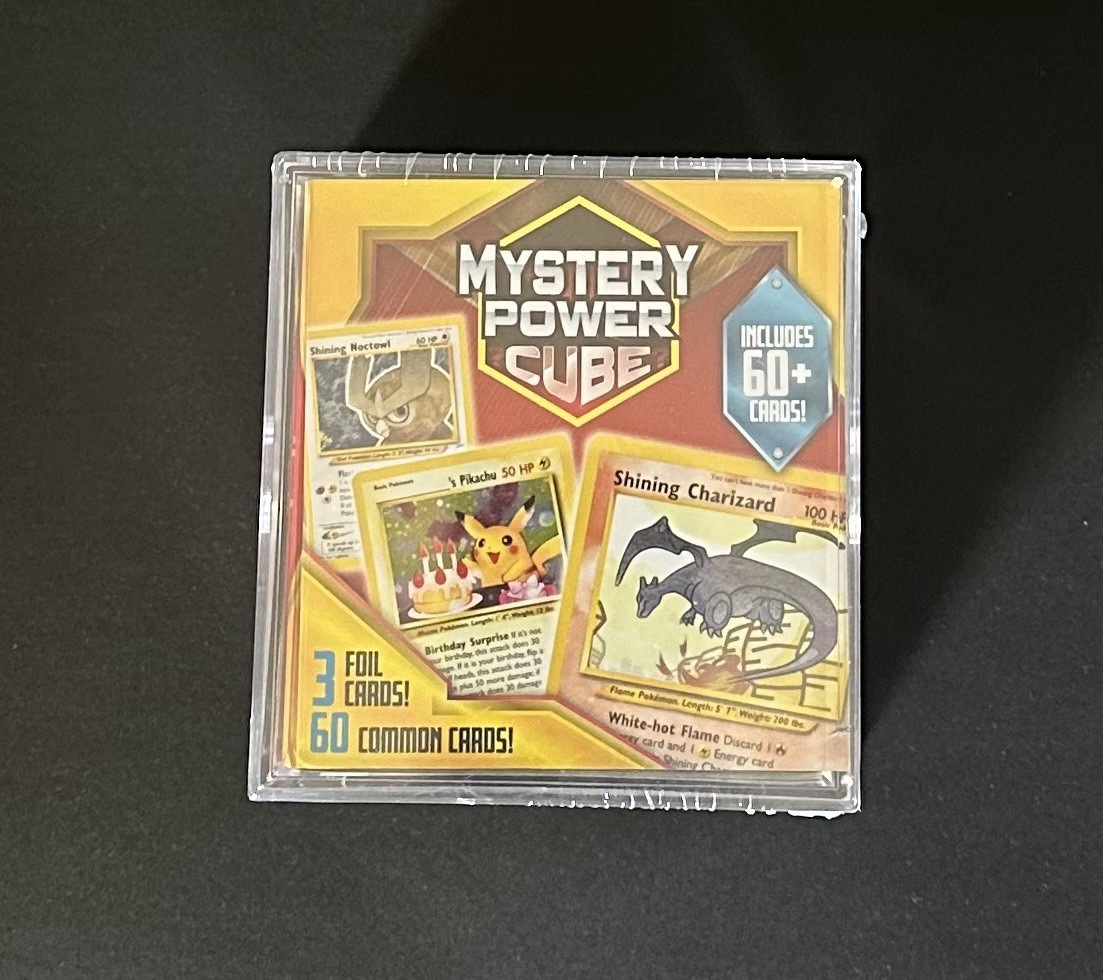 Pokemon Mystery Power Cube 2018 Charizard Gold Star Cover - New Sealed