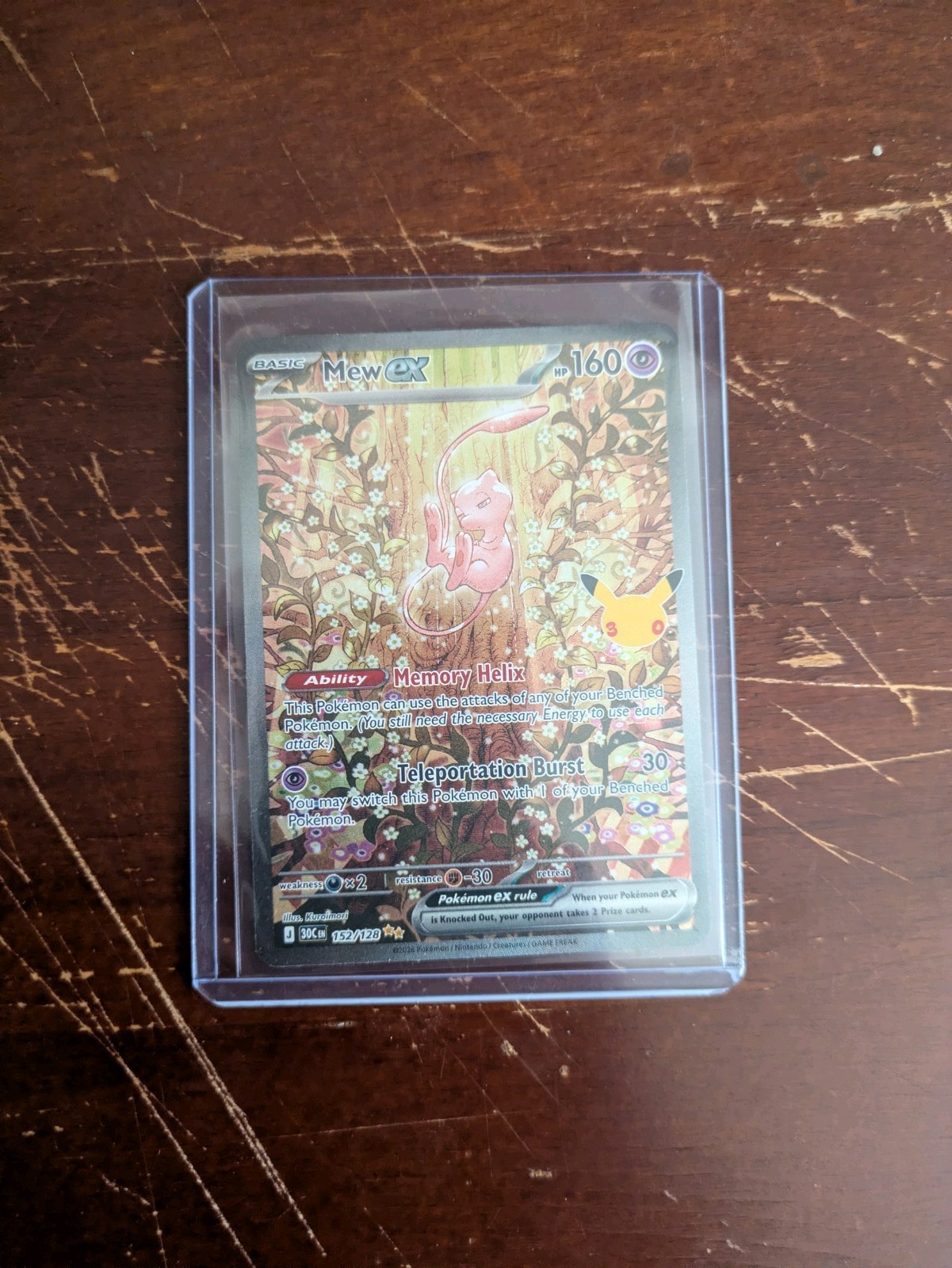 Mew ex 152/128 30th Celebration SIR 