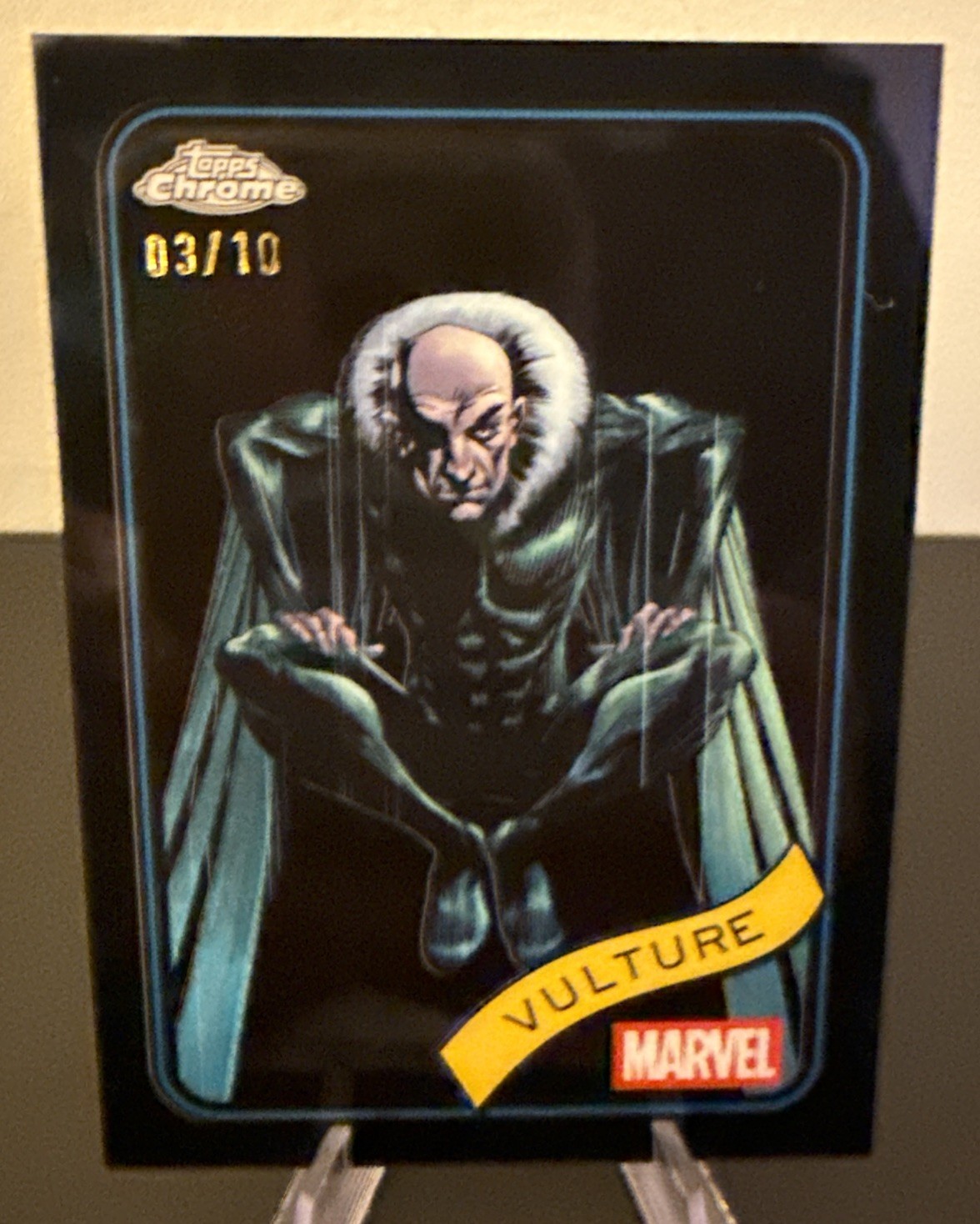 2025 Topps Chrome Marvel - Vulture #5 Black Refractor /10
