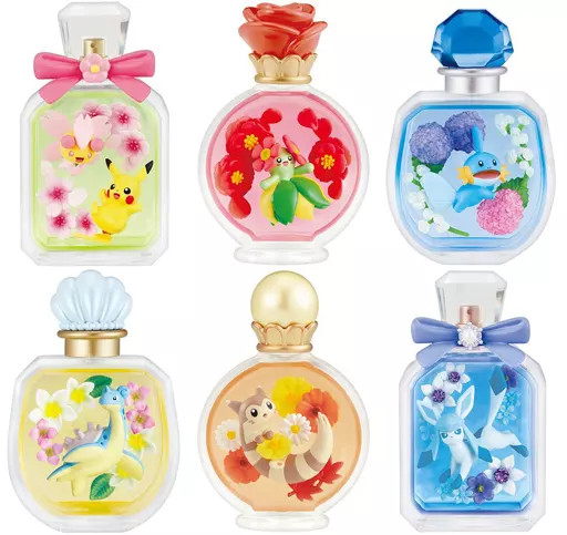 Pokemon PETITE FLEUR Seasonal Flowers Set of 6 Collectible Figures Rement used