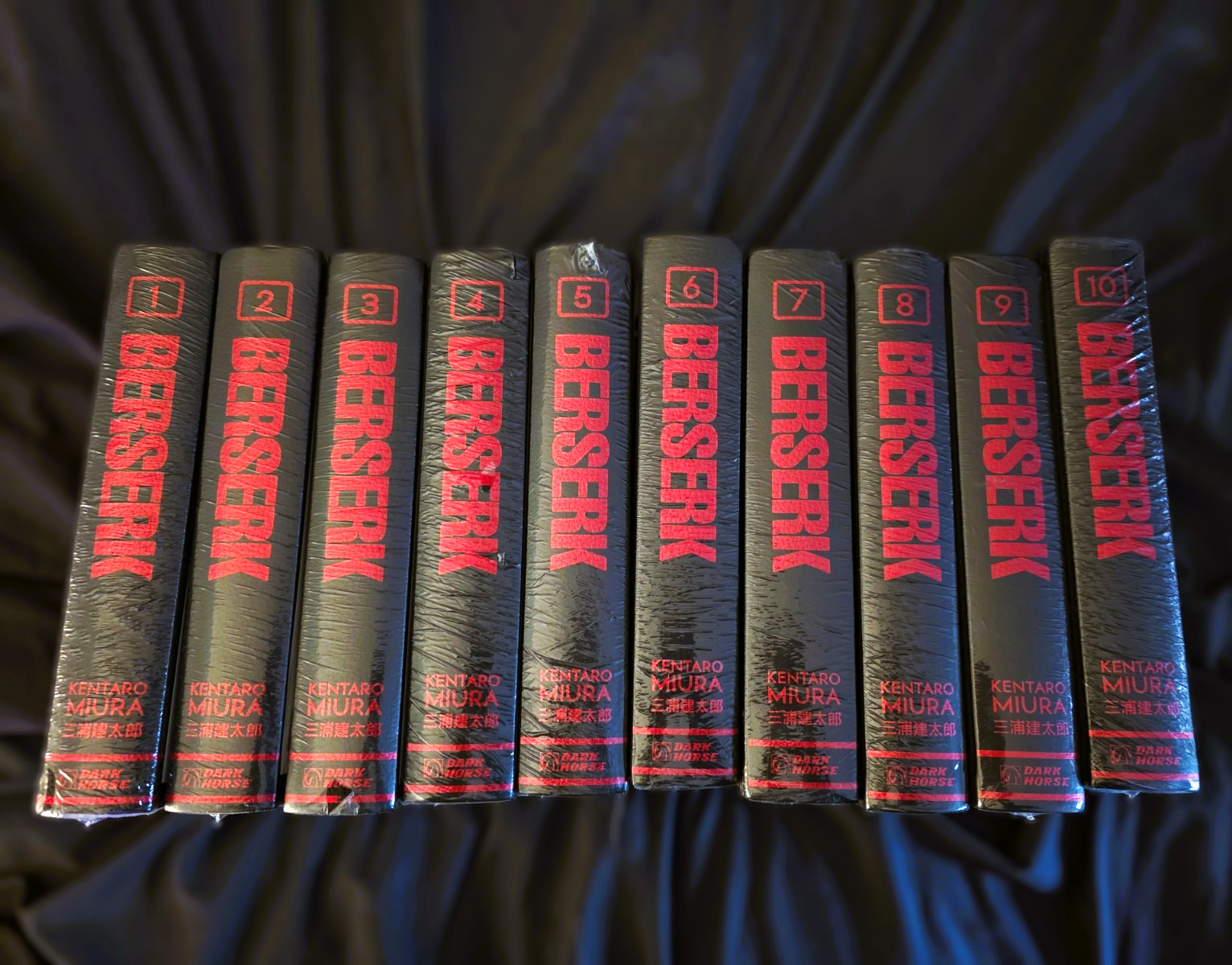 Berserk Hardcover Manga Lot Vol 1-10 by Kentaro Miura Dark Horse