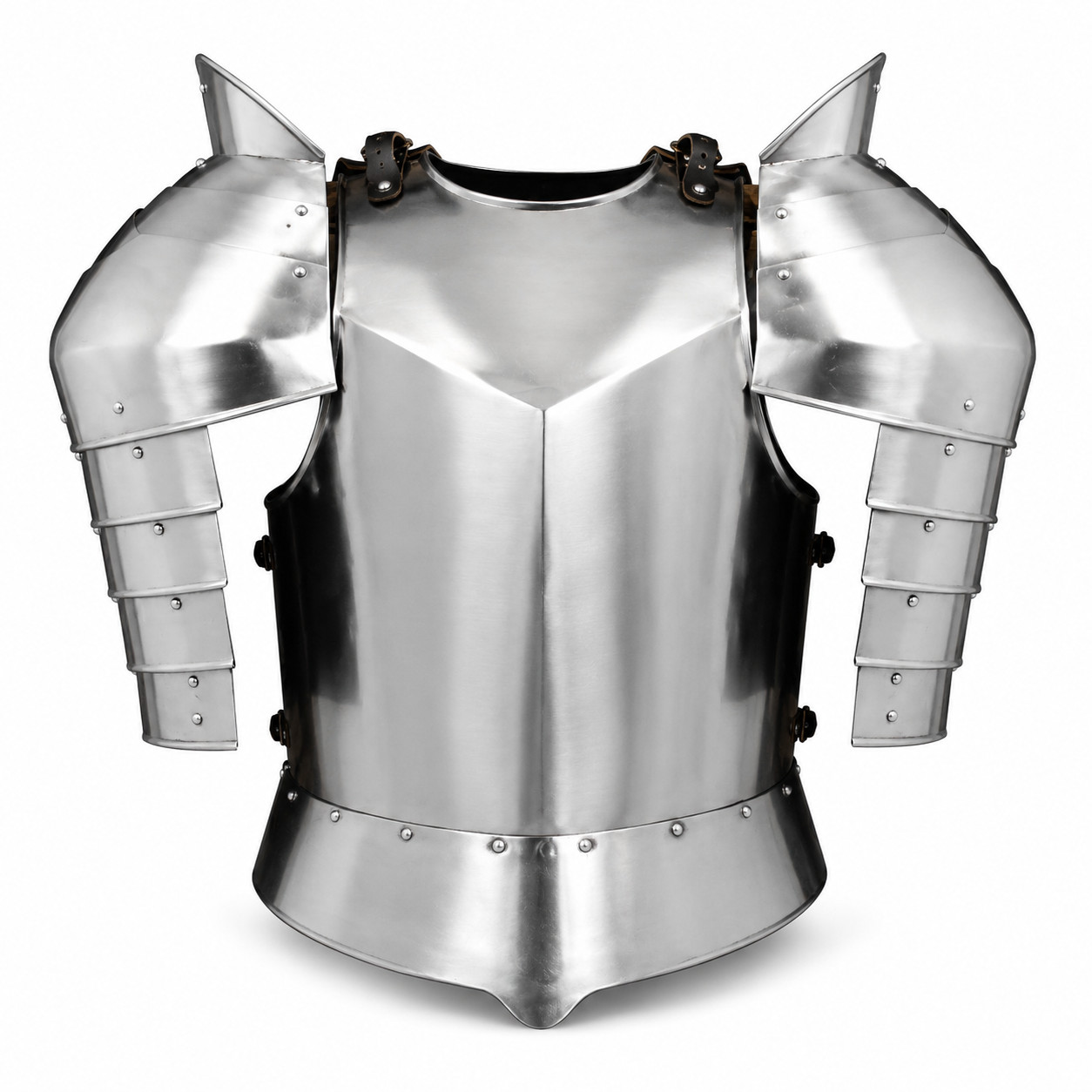 Hand Forged Medieval Warhorse Armor Set Steel Chest Back Shoulder Reenactment