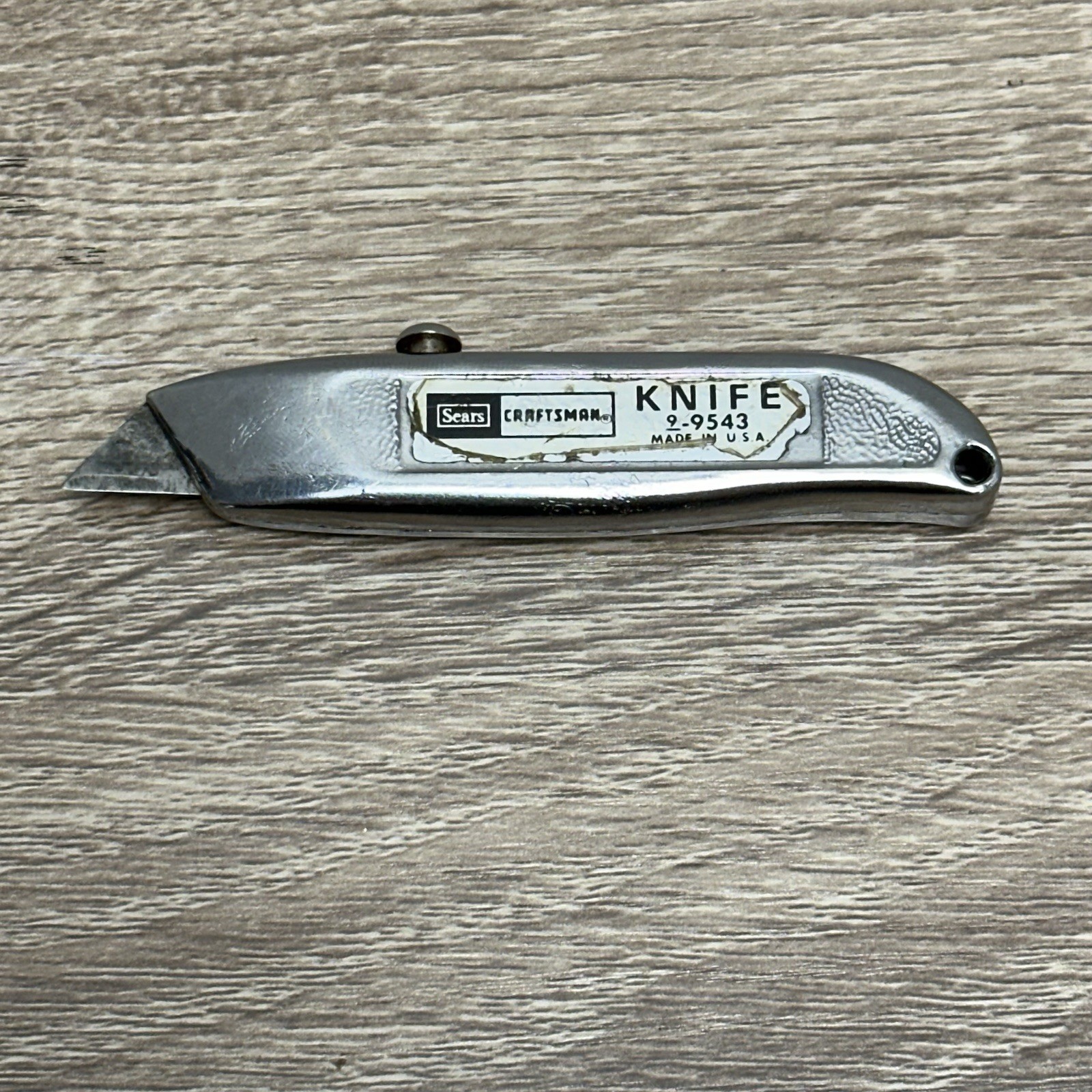 Vintage Sears Craftsman Utility Knife 9-9543 USA 3” Pocket Blade Tool Keychain Vintage Sears Craftsman Utility Knife 9-9543 USA 3” Pocket Blade Tool Keychain