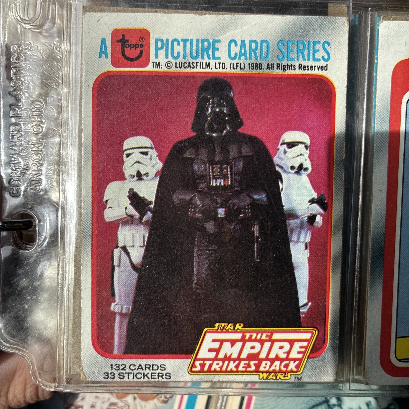 1980 Topps Star Wars Empire Strikes Back Star File Cards Complete #1-11 Set