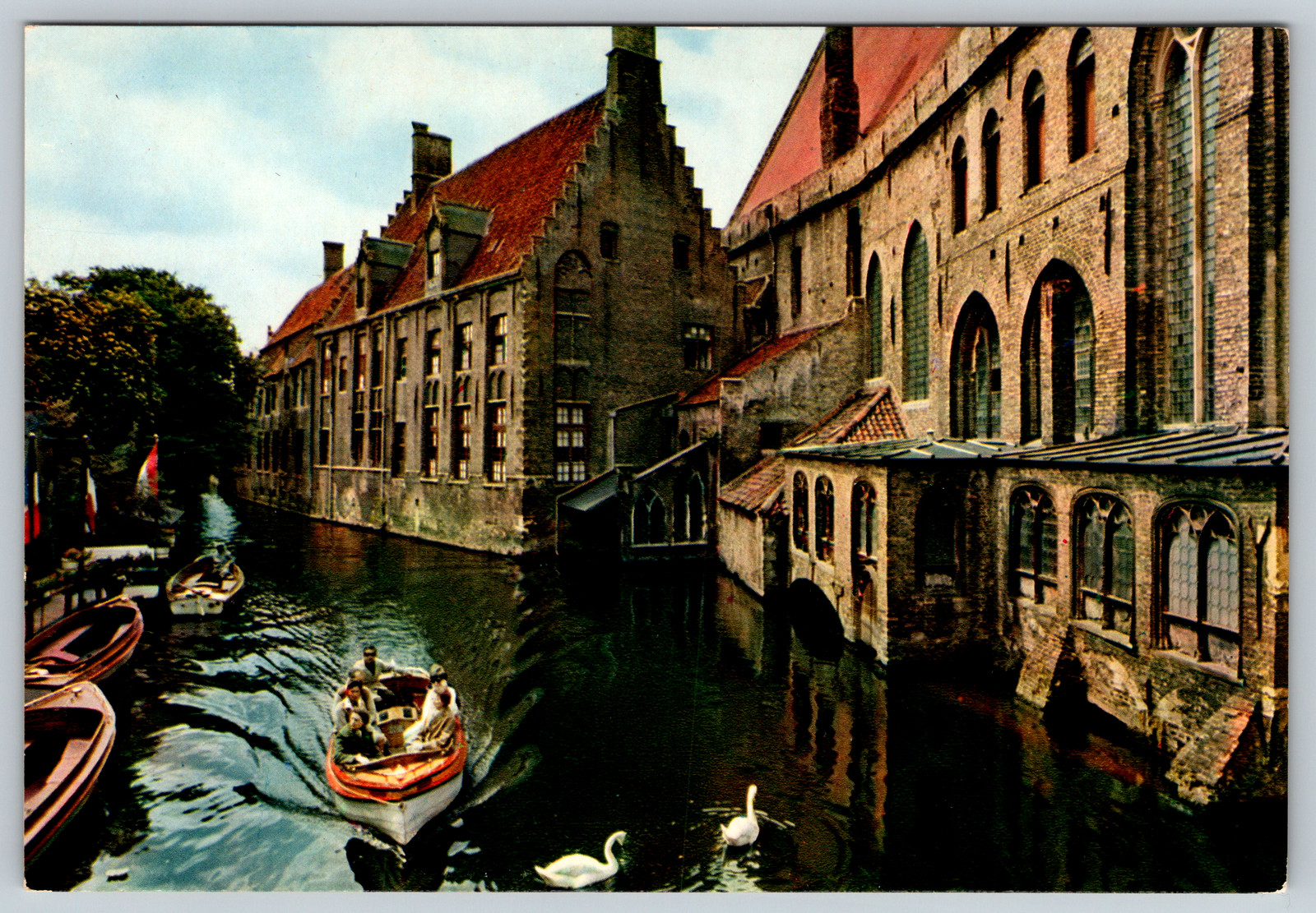 c1970s Brugge St.Jan Ziekenhuis St. John's Hospital Bruges Vintage Postcard