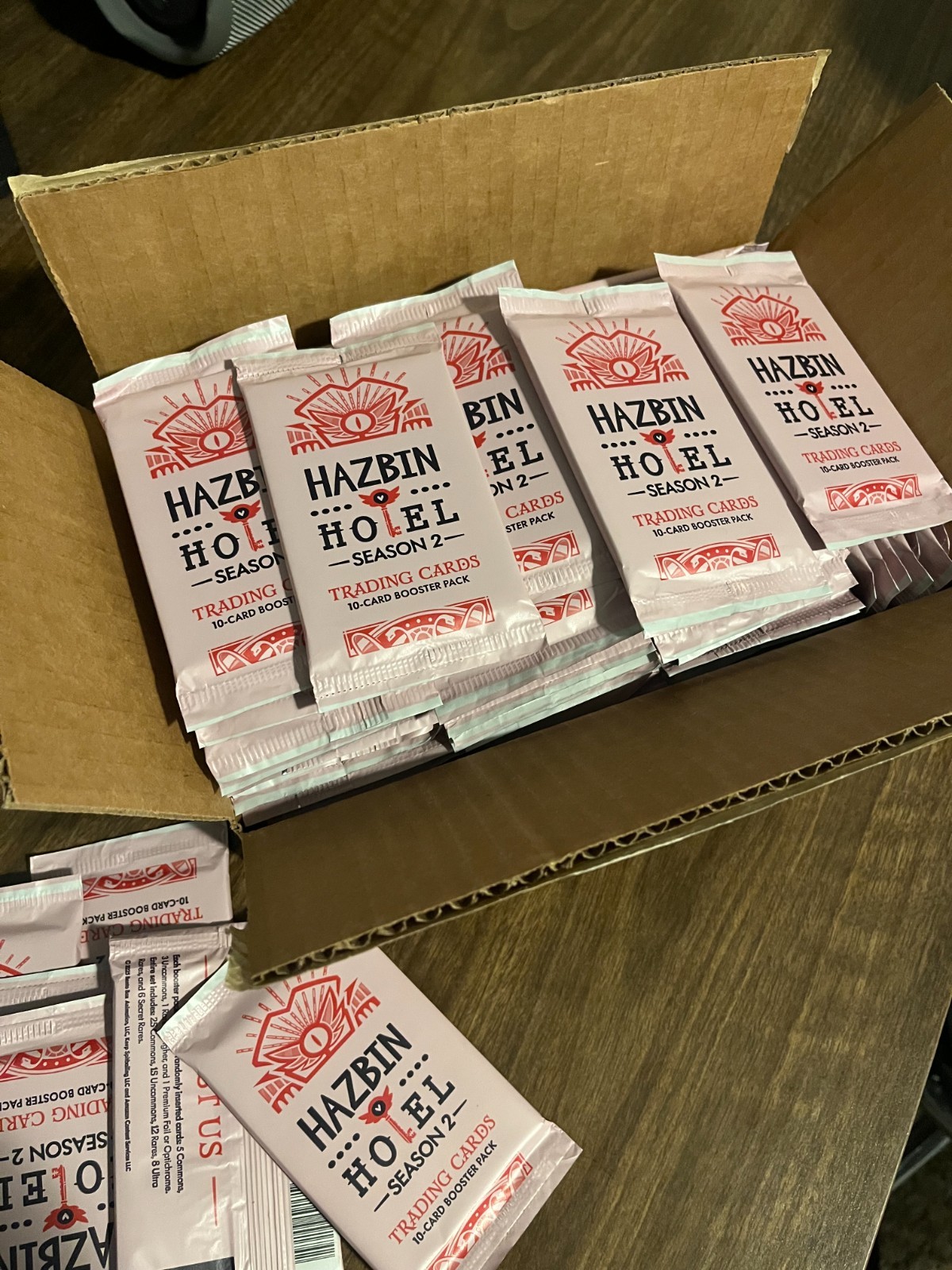 HAZBIN HOTEL Season 2 Trading Cards 2nd Edition Booster Pack *Lot Of 20*