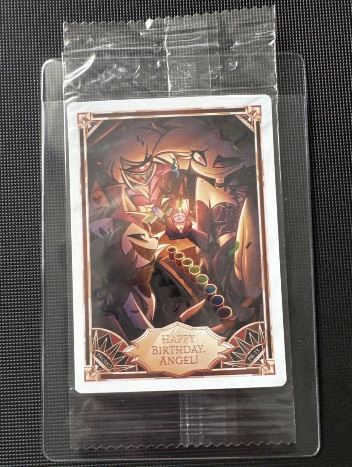 Hazbin Hotel Trading Card - Happy Birthday Angel - Foil Promo PR-13 - SEALED