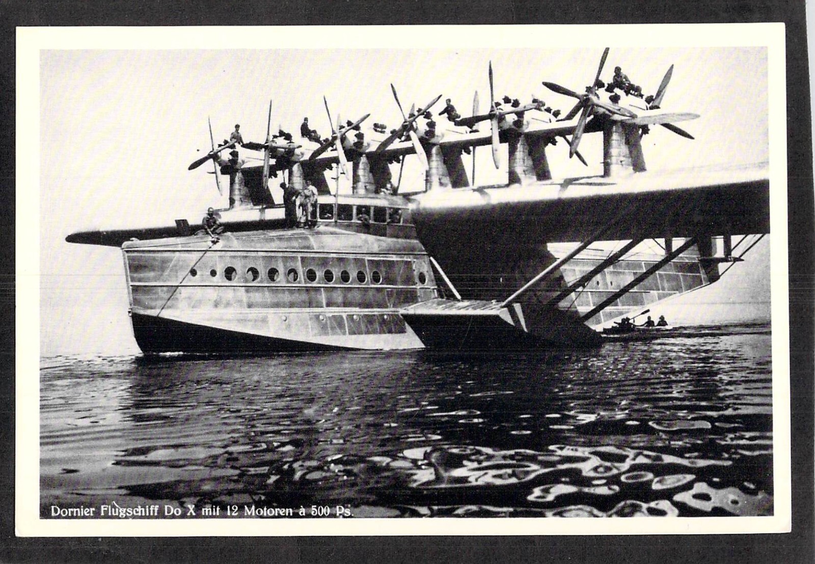 D2915 Transport Dornier Flugshigg Flying Boat postcard
