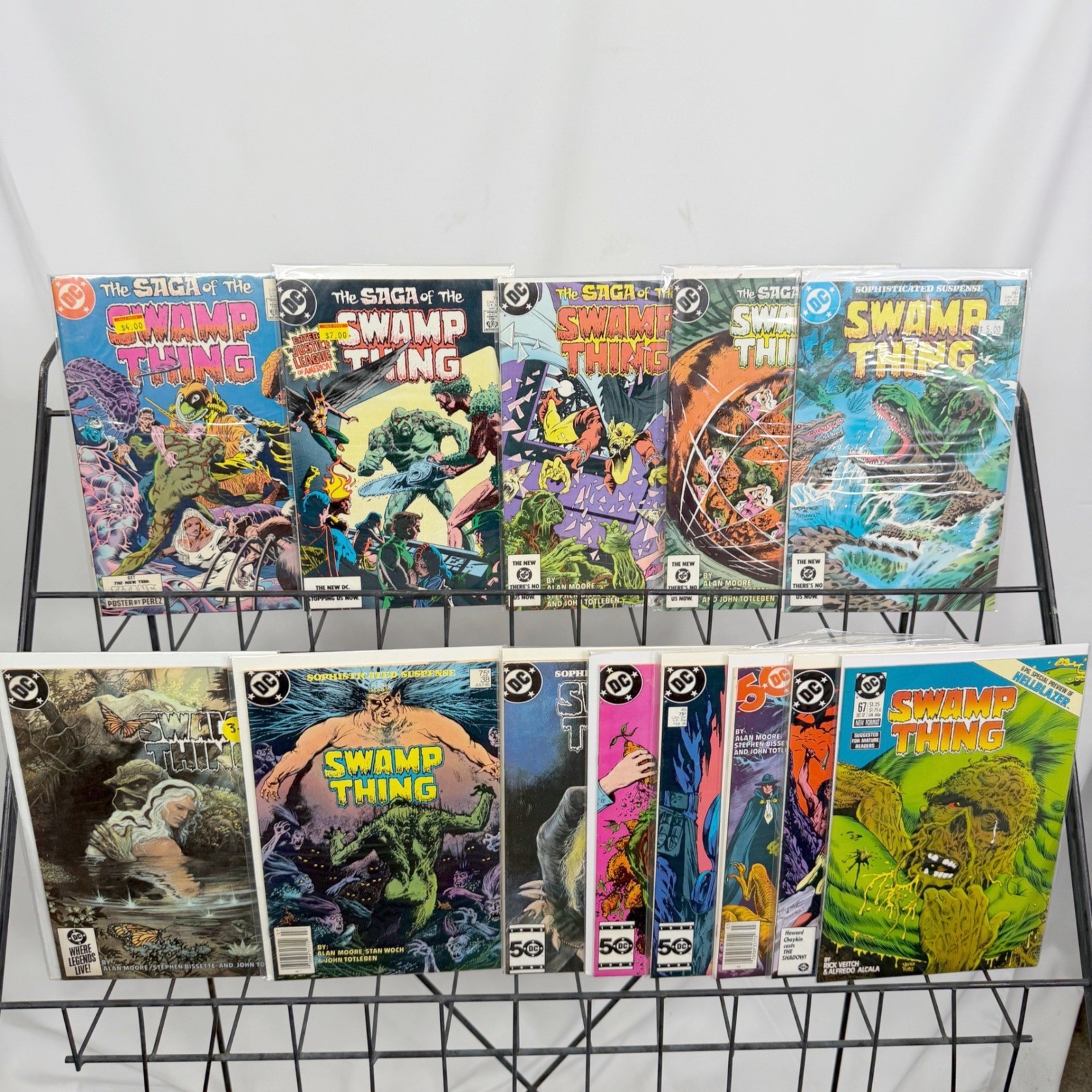 DC Saga of the Swamp Thing 22 24 27 29 32 34 38 41 43 45 46 67 lot Alan Moore