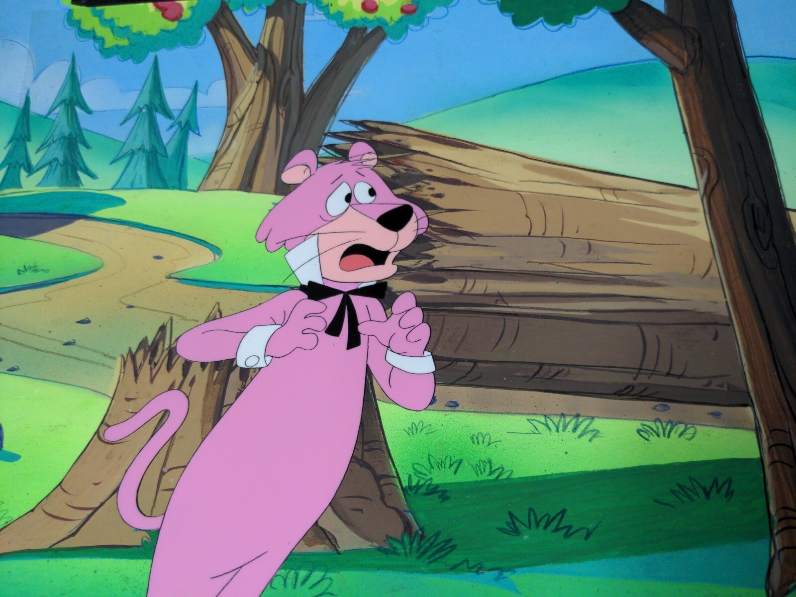 SNAGGLEPUSS animation cel Hanna-Barbera cartoons Yogi bear production art  I6